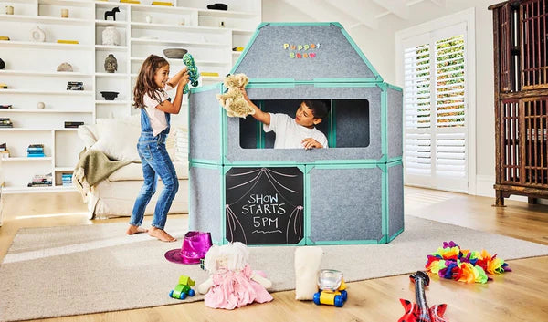 Cabane Créative UniversMontessoris™ – Le Théâtre Montessori Idéal pour Stimuler l’Imagination des Enfants